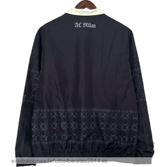 Nuevo Rompevientos AC Milan 24/25 Negro Amarillo Baratas